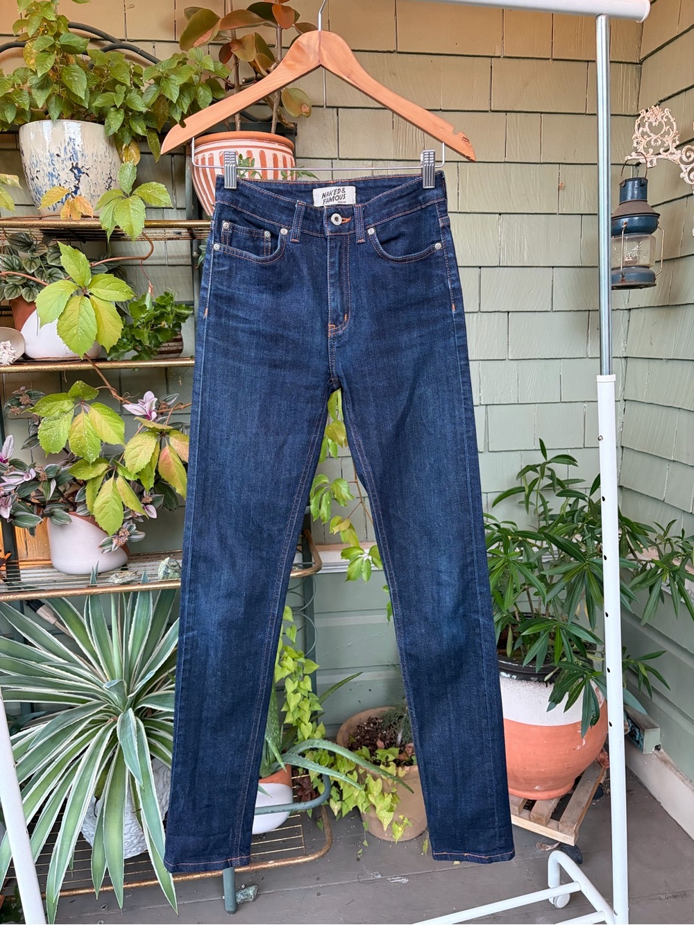 Naked & Famous Denim Blue Jeans